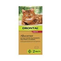 Drontal for cats is a broad spectrum Allwormer tablet for killing and controlling intestinal worms in cats. The tablet used as a single treatment treats tapeworm, hookworm and roundworm infections in kittens and cats. Used every 3 months, Drontal not only protects your cat from worms, it also helps protect the whole family from the harmful effects of contracting worms from your cat. Get Wormer for Dogs and Cats at lowest price online in Australia at VetSupply