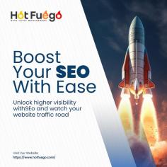 Boost your online visibility with Hot Fuego's professional SEO services. Our SEO experts and specialists craft tailored strategies to propel your brand to the top of search engine results. 
