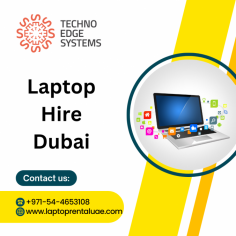 Techno Edge Systems LLC offers top-quality Laptop Hire in Dubai for short and long-term rentals to meet your business needs. Whether for corporate events, remote work, or special projects, we provide the latest models at competitive rates. Contact us at 050-7559892 or visit us - https://www.laptoprentaluae.com/laptops-rental-dubai/