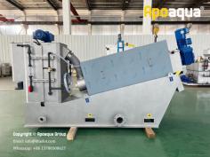 Apoaqua Sludge Dewatering Machine for Plastic Granules Factory