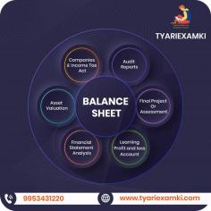 The Balance Sheet Finalization Course provides complete instruction in producing and finishing balance sheets for correct financial reporting. Participants learn how to integrate financial data, ensure compliance with accounting standards, and resolve discrepancies.

Visit Us: https://tyariexamki.com/CourseDetail/balance-sheet-finalization-online-certification-course