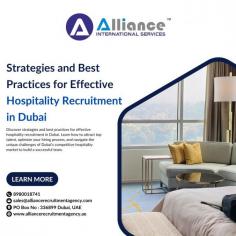 Discover strategies and best practices for effective hospitality recruitment in Dubai. Learn how to attract top talent, optimize your hiring process, and navigate the unique challenges of Dubai’s competitive hospitality market to build a successful team.