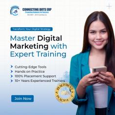 Master digital marketing with expert trainers who provide hands-on experience and in-depth knowledge. Learn cutting-edge strategies, from SEO to social media, to elevate your skills and drive business success. Perfect for beginners and professionals looking to upskill.