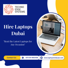 Looking to Hire Laptops in Dubai? Focus on your performance needs, battery life, and the provider’s customer support. Make sure to check warranty details and compare rental prices. For more info about laptop lease in Dubai, contact Techno Edge Systems LLC at 054-4653108. Visit us - https://www.laptoprentaluae.com/laptops-for-rent-dubai/