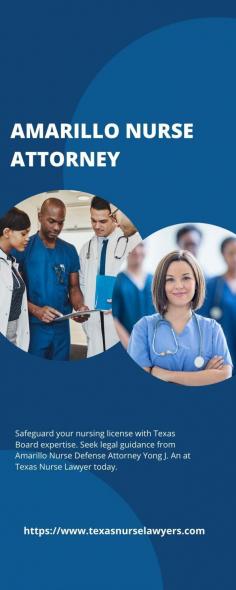 Safeguard your nursing license with Texas Board expertise. Seek legal guidance from Amarillo Nurse Defense Attorney Yong J. An at Texas Nurse Lawyer today.

Website : https://www.texasnurselawyers.com/nursing-license-defense-attorney/amarillo-nurse-attorney/