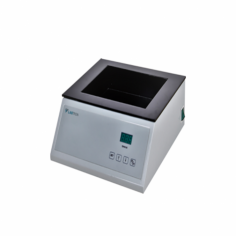 Labtron Automatic Tissue Floatation Water Bath is a compact benchtop unit for histology labs, with a temperature range of RT to 90°C, featuring a temperature-sensing integrated block, LED display, abrasion-resistant surface, 
and auto-storage mode for precise sample processing.