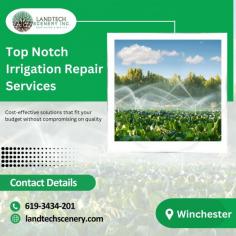 A properly designed and functioning irrigation system promotes healthy plant growth and minimizes water loss through evaporation and runoff. At Landtech Scenery, we specialize in irrigation systemin Winchester. Contact us now!