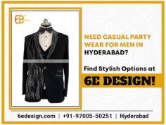 Discover the latest trends in casual party wear for men in Hyderabad. Whether you're heading to a night out or a relaxed gathering, find the perfect outfit to match your style. Our collection offers a range of trendy, comfortable options designed to make you stand out at any event. Explore top picks and redefine your party look with effortless sophistication. https://maps.app.goo.gl/UoCxEewsy715DFZj6
