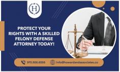 Get The Best Defense by Consulting with Our Attorney!

Our comprehension of the intricacies involved in the felonies defense in Eagle, Colorado, is profound, we dedicate ourselves to putting together a formidable defense that meets the demands of each case. Starting from your first consultation with us until court representation, we accept nothing but the best as far as assistance and defense are concerned. Contact Howard & Associates, PC at 970.926.6556 for more details!