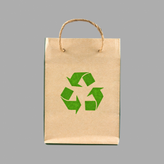 Green Compostable Corn Starch Bags