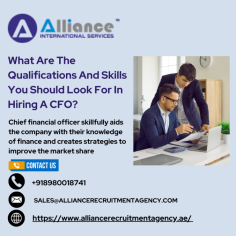 Chief financial officer skillfully aids the company with their knowledge of finance and creates strategies to improve the market share. Read this blog to know what are the qualifications and skills for hiring a CFO?

