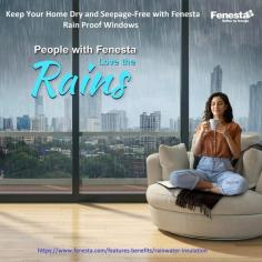 Ensure your home stays dry with Fenesta rain proof windows. Engineered for heavy downpours, they provide unbeatable protection against seepage, keeping your space cozy and dry. Experience peace of mind and superior quality with Fenesta. Visit https://www.fenesta.com/features-benefits/rainwater-insulation