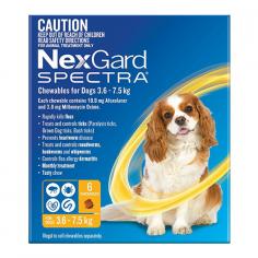 "Nexgard Spectra is a broad-spectrum dog wormer that works as a major preventive measure against the zoonotic hookworm, Ancylostoma ceylanicum along with gut worms such as whipworms and roundworms. 

For More information visit: www.vetsupply.com.au
Place order directly on call: 1300838787"