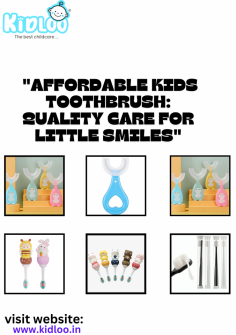 Discover the best dental care for kids at Kidloo! Explore a range of gentle brushes and pastes designed just for children. Shop now for healthy smiles!
