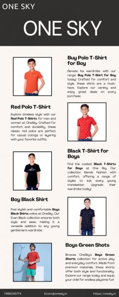 Explore timeless style with our red polo t-shirts for men and women at OneSky. Crafted for comfort and durability, these classic red polos are perfect for casual outings or layering with your favorite outfits.

Get more info
Email Id	Ecom@onesky.in
Phone No	7486045774	
Website	https://onesky.in/collections/boys-top-wear-polo-t-shirts/products/raey-classic-red
