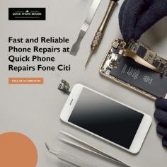 At Quick Phone Repairs, also known as Fone Citi, we specialize in providing fast, reliable, and affordable mobile phone repair services across Australia. Our team of skilled technicians is equipped to handle a wide range of issues, from cracked screens and battery replacements to more complex hardware and software problems. We pride ourselves on delivering high-quality repairs with quick turnaround times, ensuring that you get your device back in excellent condition without breaking the bank. Whether you’re dealing with a minor glitch or a major malfunction, Quick Phone Repairs - Fone Citi is your go-to solution for all your mobile repair needs.