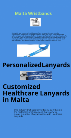 Personalized woven lanyards are arguably the best value type of product on the Maltese market due to their long lasting nature and flexibility