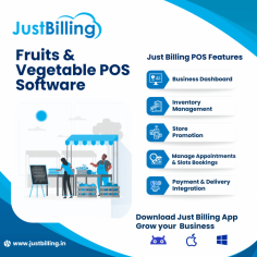 Discover how Just Billing POS software can transform your fruits and vegetable store. Choose Just Billing  for Fruits & Vegetable POS Software and experience the difference for yourself. With our powerful features and unmatched support, you’ll have everything you need to thrive in today’s competitive market.
