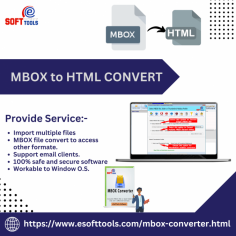 I’m using eSoftTools MBOX Converter Software which very quickly all MBOX file databases import to HTML. This tool is very effective and allows a single process in multiple files to migrate to HTML. It can be very comfortable very simple and easy to use /understand this software. Millions and Billions of user trust and international users using this application. This application provides a live preview of all emails before converting MBOX to HTML. Users can use MBOX files to transfer files to other formats and support email clients. This software supports the Windows version. eSoftTools all products are 100% risk-free and safe tools. I suggest you use this software. Try now.
Visit more:- https://www.esofttools.com/blog/open-mbox-files-in-chrome/

website:-https://www.esofttools.com/mbox-converter.html