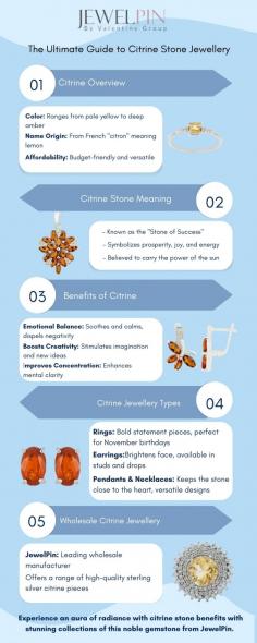 Analysis of Citrine
The tones vary in brightness, ranging from light yellow to light yellow.
Citron is an abbreviation for the French word lemon.
It is a great tool for fulfilling many needs and is priced fairly.

Citrine Stone's Significance
Also referred to as "the stone of success" and
It's a symbol of health, happiness and prosperity.
One could think it's to convert solar energy.

Benefits of citrine
Balance in your emotions can help eliminate negative thoughts and ease.
Creativity is the key to innovation and uniqueness.
The mind gets stronger.
It increases energy levels, aids digestion, and supports the endocrine system in its physical form.

Varieties of Citrine Jewellery
A great November birthday gift is the striking and sturdy rings.
Earrings: Boost the appeal of your outfit. They come in drop and stud designs.
Jewellery and necklaces. Keep the stone close in your life. There are many designs.
Bracelets are tiny, delicate pieces of jewellery arranged to make unique designs.

Wholesale prices on Citron jewellery.
The most trusted company that produces mass-produced products is JewelPin.
The collection is comprised of beautiful sterling silver pieces with citrine.

Gemstone Corresponding to Zodiac Sign
Appropriate for Leo and Gemini.
It can make one feel confident and encourage conversations.
Citrine has many benefits. It is possible to experience a sparkling shine. JewelPin offers a wide range of this beautiful stone. If you're looking for jewellery made of sterling silver that contains zirconium, JewelPin provides the best price!



https://www.jewelpin.com/blog/everything-you-need-to-know-about-citrine-stone-jewellery.html