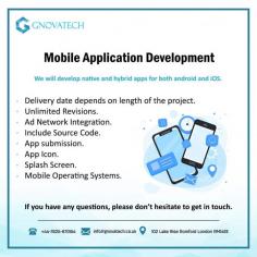 DIGITAL MARKETING & SOFTWARE DEVELOPMENT                                                                           We carry 7+ years of quality experience in designing with developing mobile app development for i phone and andriod native app. We expertise with PHP and My SQL as back. end base web application development as well..                                                                                          https://gnovatech.co.uk/           