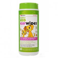 Petkin Bamboo Eco Earwipes are handy and gentle wipes for conveniently keeping your pet's ears clean and healthy. These eco-friendly wipes are designed to remove dirt, wax, and discharge found around the ears and help prevent odour, itching, and irritation that can cause infection. Furthermore, these earwipes have fragrance that deodorise the ears and leave a pleasant smell, as well as aloe vera gel that soothes itching.
