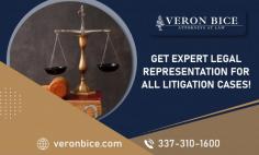 Defend Your Case with Our Top Litigation Lawyers!

From contract disputes to personal injury claims and commercial disagreements, litigation attorneys offer goal-oriented solutions designed for their customers. Our litigation lawyers in Lake Charles, Louisiana, have a solid history of resolving cases favorably, and they remain committed to seeing through even the most difficult legal struggles by giving it their all. Contact Veron Bice, LLC at 337-310-1600 for more details!