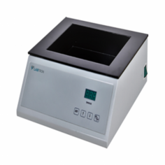 Labtron Automatic Tissue Floatation Water Bath is designed for precise tissue preparation in histology labs, with a temperature range from RT to 90°C and 1°C precision. It features an integrated temperature-sensing block, LED display, storage function, and a compact, abrasion-resistant surface.