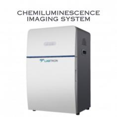 Labtron Chemiluminescence Imaging System is a high-sensitivity gel imaging device with a 6.05 MP CCD camera, 16-bit depth, an 8-position filter wheel, a motorized F0.8 lens, a 260 × 210 mm image area, and 30 ˚C cooling. Perfect for RNA, DNA, protein, and chemiluminescence documentation.