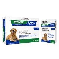 Neomax Allwormer Tablets for Dogs offer comprehensive monthly protection against a wide range of intestinal worms and heartworm. Formulated with the active ingredients milbemycin oxime and praziquantel, the same as in Milbemax Broad-Spectrum Allwormer, the tablets effectively treat and control roundworm, whipworm, hookworm, and tapeworm infections. Additionally, it prevents heartworm for a full one month, ensuring your dog stays healthy and parasite-free. 