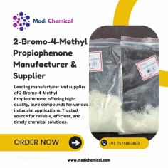 Modi Chemical guarantees the best conditions for 2-Bromo-4-Methyl Propiophenone storage and packing. To preserve its purity and stability, our product is carefully packed in premium, sealed containers. A lengthy shelf life is guaranteed and degradation is prevented by adhering to proper storage recommendations. For secure and dependable packaging solutions for your requirements involving 2-Bromo-4-Methyl Propiophenone, rely on Modi Chemical. To learn more about our methods for packing and storing, get in touch with us right now. https://www.modichemical.com/product/bromo-methyl-propiophenone-manufacturers