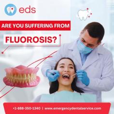 Are You Suffering From Fluorosis? | Emergency Dental Service

Are you suffering from fluorosis? Emergency Dental Service is here to help. Our expert dentists offer safe and effective solutions to improve the appearance of your teeth and raise your confidence. Don't allow fluorosis to hold you back—regain your smile and happiness today. Schedule an appointment at 1-888-350-1340.