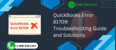 QuickBooks Error 81709 can occur due to corrupted files or software conflicts. Learn how to identify, resolve, and prevent this error to keep your accounting operations running smoothly.