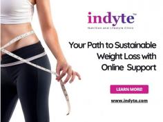 Achieving your weight loss goals is easier with the expert guidance provided by our online weight loss consultation at Indyte Nutrition and Lifestyle Clinic. Our experienced consultants understand that every individual’s journey is unique, and we tailor our programs to meet your specific needs. Through our virtual platform, you can access one-on-one sessions with our weight loss experts to help you create a customized plan that includes nutritional advice, exercise routines, and lifestyle modifications. Our holistic approach ensures that all aspects of your well-being are addressed, helping you lose weight and maintain a healthier lifestyle. Our weight loss consultant online offers the convenience of connecting with our experts from the comfort of your home, making it easier than ever to stay on track with your goals. With regular check-ins, progress tracking, and continuous support, we are committed to helping you achieve sustainable weight loss and improve your overall health. Join our online weight loss consultation today and take the first step towards a healthier, happier you. At Indyte Nutrition and Lifestyle Clinic, we are dedicated to guiding you through your weight management journey with expertise and care.