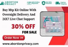 Get rid of undesired pregnancy with an option to buy mtp kit online with overnight delivery. With our trusted store get your mtp pill kit within 48hrs with 24x7 live chat support. For more details visit abortionprivacy and buy now!

Visit Now: https://www.abortionprivacy.com/mtp-kit
