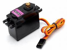 This Continuous Rotation MG996R Digital High Torque Servo Motor has the ability to rotate continuously in 180 degrees. It makes this servo motor perfect for robotics or even the rotation of camera sliders! Please refer to the product configure table provided in the attachments.

Wire Description:

RED – Positive
Brown – Negative
Orange – Signal