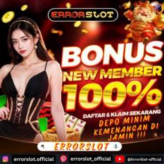 Errorslot merupakan situs CASINO ONLINE yang menyediakan kemudahan dalam deposit menggunakan QRIS. Dengan berfokus pada kenyamanan dan kemudahan pemain yang tak tertandingi, Errorslot menawarkan berbagai jenis permainan casino online yang bisa diakses kapan saja dan di mana saja.

Keuntungan utama dari situs ini adalah fitur deposit QRIS yang memungkinkan para pemain melakukan transaksi dengan cepat dan mudah tanpa perlu rekening bank. Selain itu, Errorslot juga dikenal karena tingkat kemenangan atau RTP yang tinggi yang membuatnya menjadi pilihan favorit bagi banyak penggemar slot gacor.