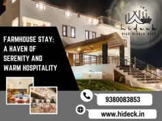 Friends and lovers, get ready for a trip you'll never forget! Welcome to HIDECK Luxury Farmhouse, a private spot designed for couples who want to get away together. Our private villas are perfect for couples who want a romantic getaway because they offer the right amount of luxury and privacy. Have a nice time on our estate and remember the time you spend together in a beautiful place. Farm Stay Bangalore makes sure that couples have a great stay by letting them spend cozy evenings by the fireplace and take walks together to see nearby sights.