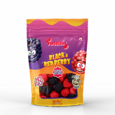 Buy Peppa Pig Black & Red Berries Online at Sweetons! Enjoy a Unique European Take on Gummy Berries with These 50g Candies. Each Piece Combines a Chewy Center with a Crunchy Seed Coating, Offering a Burst of Flavor and Vibrant Color in Every Bite.
