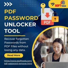 eSoftTools PDF Password Unlocker/Remover software is a handy tool that helps you access and edit password-protected PDF files. If you forgot the password or need to remove restrictions on printing, copying, or editing, this software can instantly remove those barriers. It's easy to use, making it easy for anyone to unlock and modify their PDF documents. Whether for work or personal use, eSoftTools manages your PDFs in a hassle-free and unrestricted manner.

Visit More:-https://www.esofttools.com/pdf-password-remover.html



