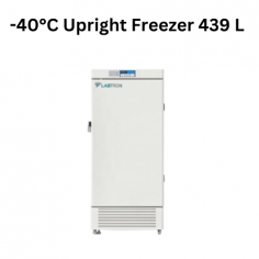 Labtron -40°C Upright Freezer direct cooling comprised an upright type unit 439 L microprocessor-controlled unit with a temperature range of -20 to -40°C and direct cooling with manual defrost. It features eco-friendly refrigerant, low maintenance, a digital display, an advanced alarm system, and efficient refrigeration. 
