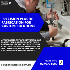 Precision Plastic Fabrication for Custom Solutions

At the forefront of innovation, our plastic fabrication services offer custom solutions tailored to your exact specifications. From concept to completion, we ensure precision and durability in every project. Ideal for various industries, our state-of-the-art techniques deliver high-quality results, meeting both aesthetic and functional requirements. Trust us for all your plastic fabrication needs.