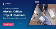 Many clients have to deal with resource-centric bottlenecks, such as skill mismatches, employee absenteeism, hashtag#resourceshortages, etc., that disrupt project timelines and operational workflow. 