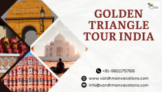 Discover India's rich heritage with Golden Triangle Tours. Explore the iconic cities of Delhi, Agra, and Jaipur, featuring majestic monuments like the Taj Mahal, vibrant markets, and royal palaces, offering an unforgettable cultural journey.