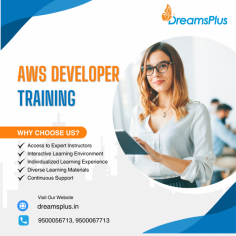  Elevate your career with DreamsPlus comprehensive AWS Developer courses! Dive into hands-on training with industry-leading tools and techniques, designed to prepare you for AWS certification and real-world challenges. Enroll now and become an AWS expert!