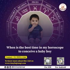 To know what can be the best time to conceive a baby boy, you can take the help of your husband's birth chart to get an answer to this question. Planetary positions, transits and dasha in the husband’s birth chart are analyzed to know the best time of conceiving a baby boy. 

https://www.vinaybajrangi.com/children-astrology/best-time-to-conceive-a-baby/when-is-the-best-time-in-my-horoscope-to-conceive-a-baby-boy.php 
