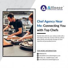Find the best chefs for your culinary needs with a Chef Agency Near Me. Connect with top culinary talent quickly and efficiently through our local expertise and personalized service.