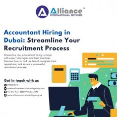 Streamline your accountant hiring in Dubai with expert strategies and best practices. Discover how to find top talent, navigate local regulations, and ensure a successful recruitment process.