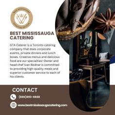 GTA Caterer is a Toronto catering company that does corporate events, private dinners and lunch boxes. Creative menus and delicious food are our specialties! Owner and head chef Ivan Bodnar is committed to providing high-quality meals and superior customer service to each of his clients 