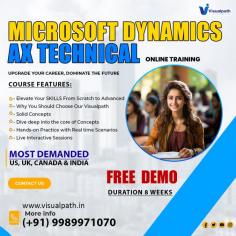 Dynamics 365 Online Training - Visual Path offers D365 Ax Technical Online Training conducted by real-time experts. Our Dynamics 365 Online Training  is available in Hyderabad and is provided globally. For more info Contact us at+91-9989971070.
Visit Blog: https://visualpathblogs.com/
WhatsApp: https://www.whatsapp.com/catalog/919989971070
Visit: https://visualpath.in/microsoft-dynamics-ax-online-training.html
